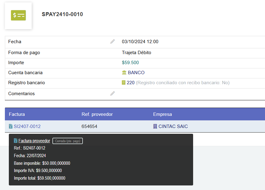 Integración con contabilidad y seguridad