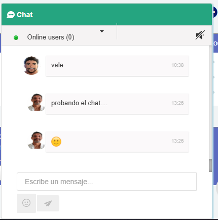 Chat interno Dolibarr