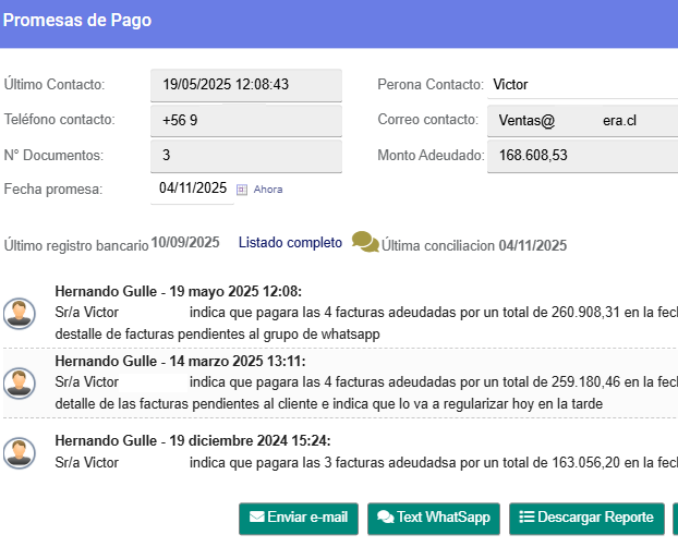 Recordatorios Dolibarr