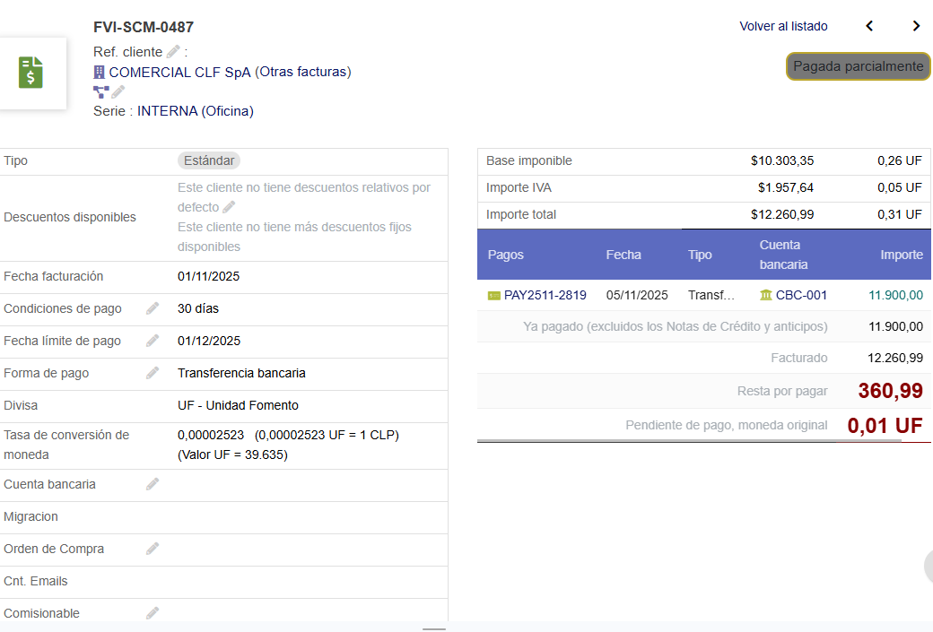 Contabilidad multimoneda Dolibarr
