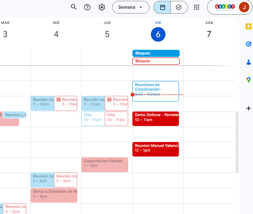 Integración Google Agenda