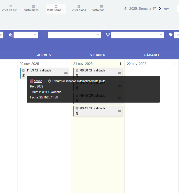 Planificación de producción Dolibarr