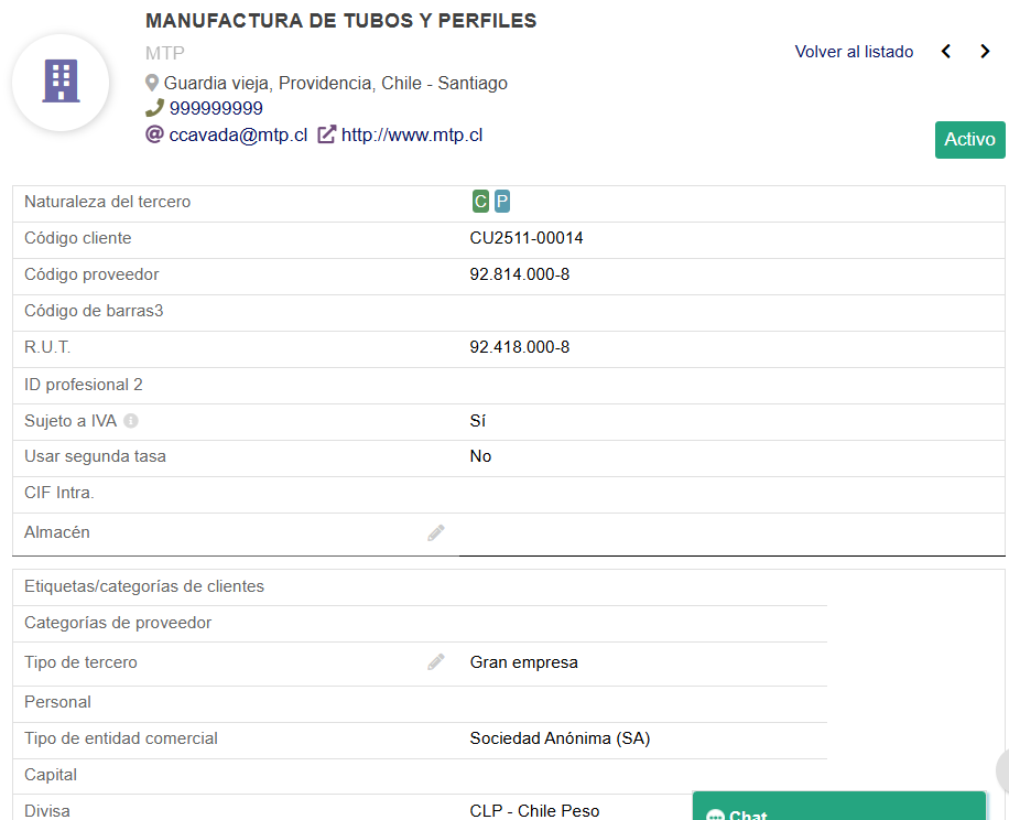 Gestión de proveedores Dolibarr