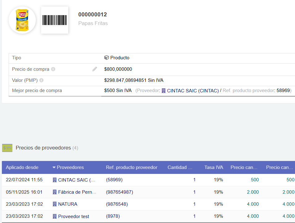 Control de costos y pagos