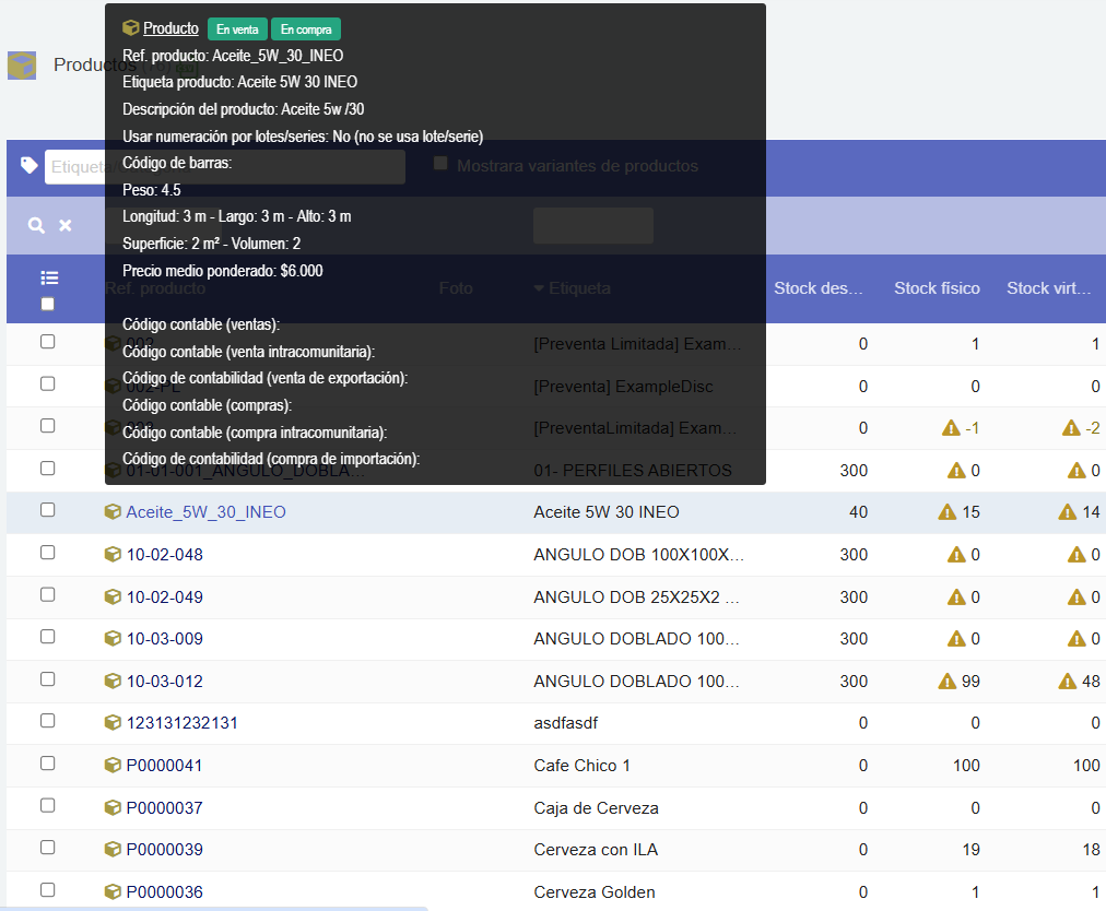 Inventario y repuestos para talleres automotrices